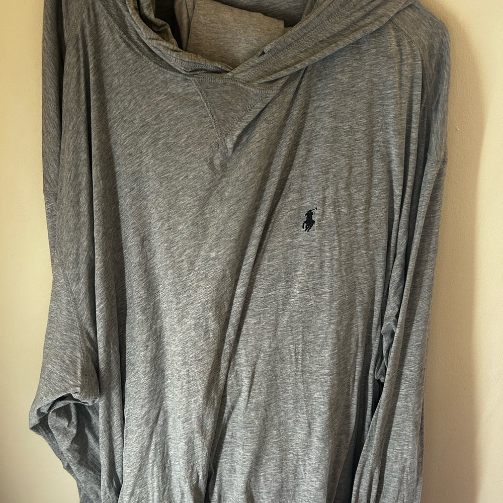 Ralph Lauren Heather Gray Polo Hoodie and pants